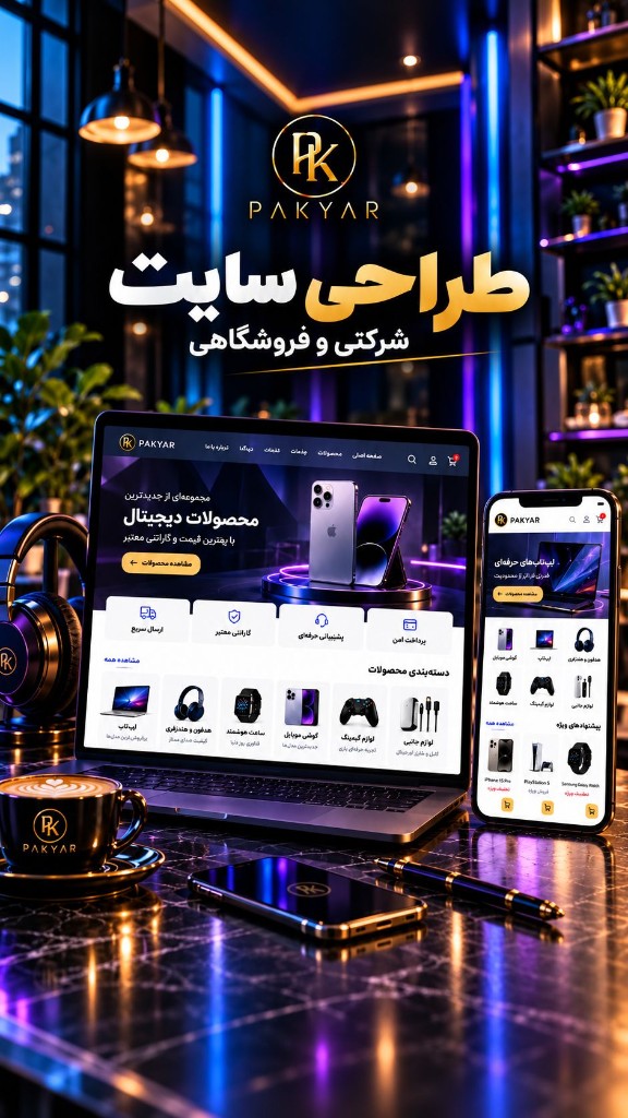 طراحی سایت شرکتی و فروشگاهی